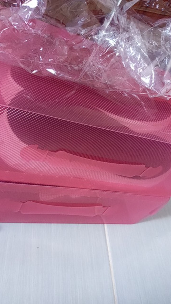 Tgb Kotak Sepatu Transparan / Transparant / Shoebox Dengan Gagang/handle