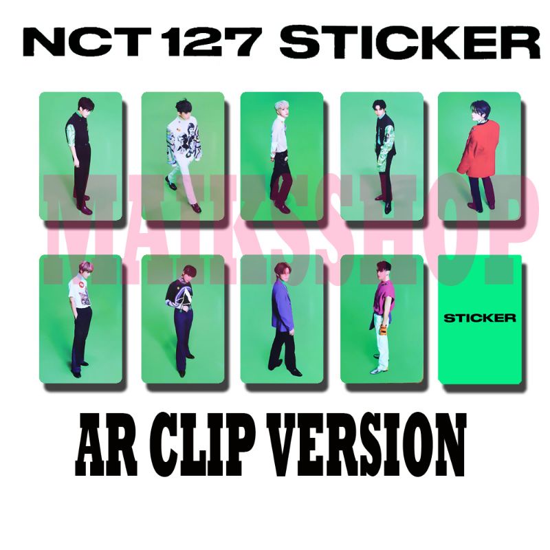 NCT 127 Sticker Photocard Kpop