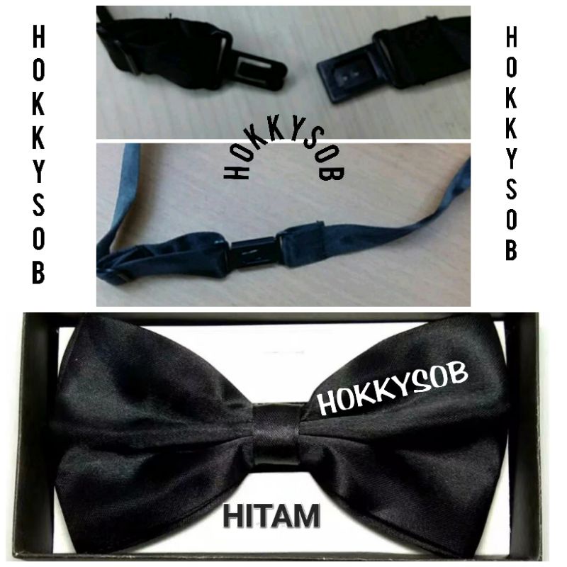 Dasi kupu polos Import hitam merah putih gold hijau tua baby pink kupu2 pria dewasa remaja wedding pesta bowtie pria dewasa