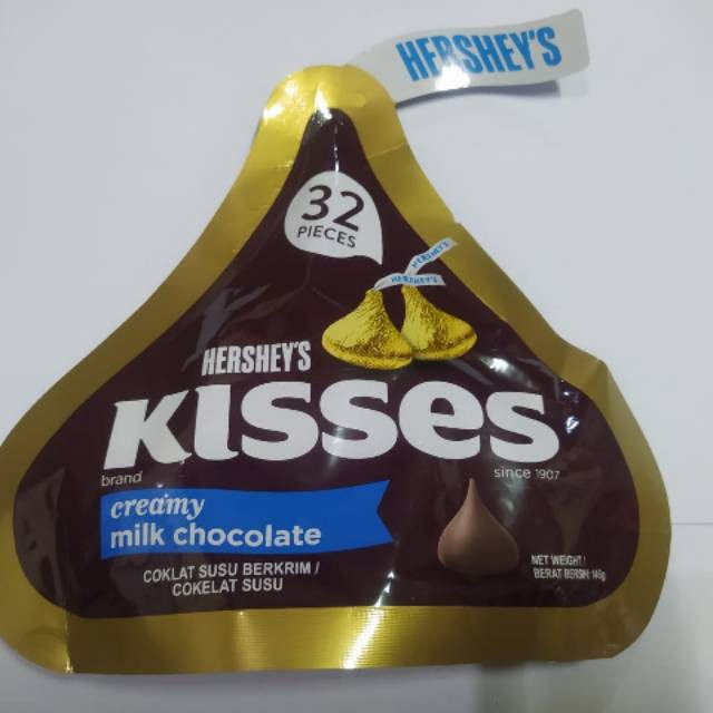 Jual Hersheys Kisses Creamy Milk Chocolate 146gr Shopee Indonesia