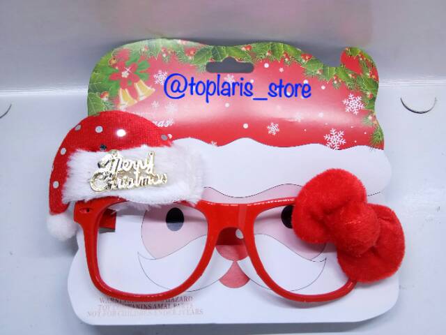 Bando Rusa Kacamata Rusa Accessoris Natal Merry Christmas 02