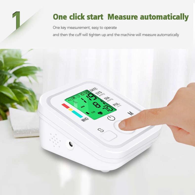 Tensimeter Digital Alat Cek Pengukur Tekanan Tensi Darah Otomatis Blood Pressure Monitor Voice Sphygmomanometer