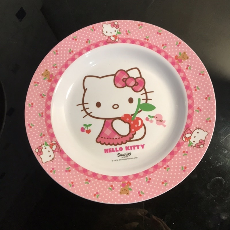 piring hello kitty / piring melamin / piring karakter