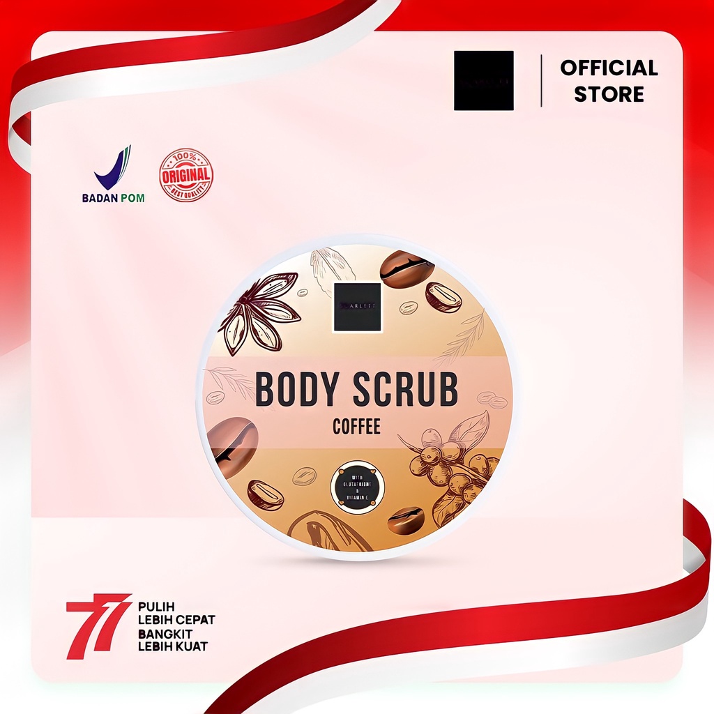 Jual Scarlett Whitening Body Scrub Coffee 250ml Shopee Indonesia