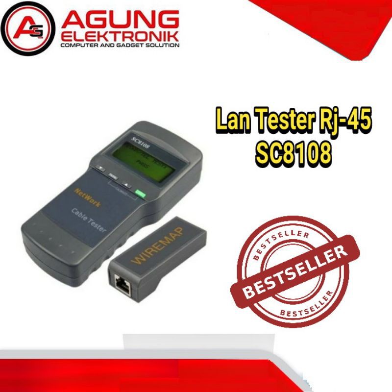 LAN TESTER DIGITAL SC8108 [LAN TESTER RJ-45]