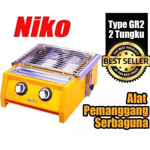 NIKO NK GR2 -LPG BBQ GRILL GAS STOVE 2 BURNER