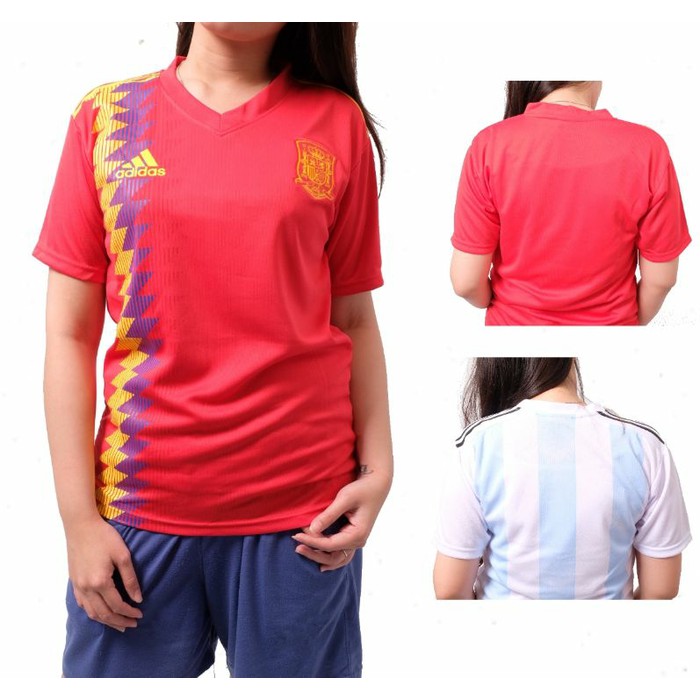Jersey Ladies SPANYOL Home Piala Dunia World Cup 2018 New
