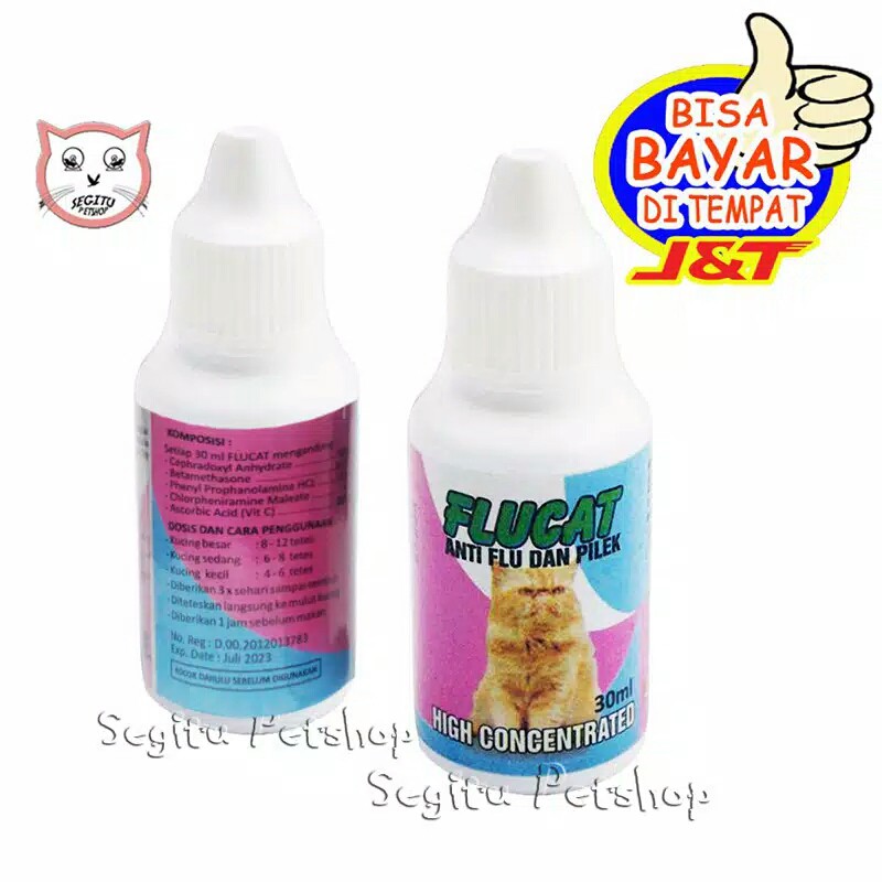 Obat kucing Flu pilek bersin FluCat