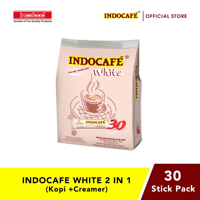 

(BISA COD) Indocafe White (30 stick) - Regular