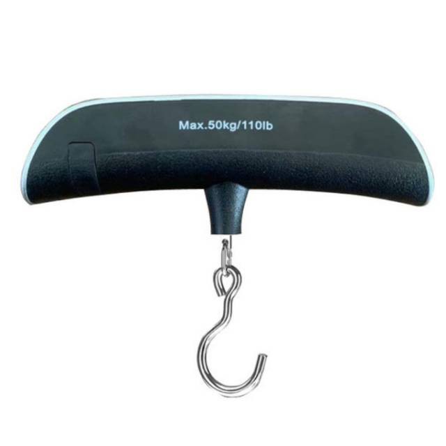 Timbangan Koper Gantung Digital 50 Kg Silver Electronic Luggage Scale Original