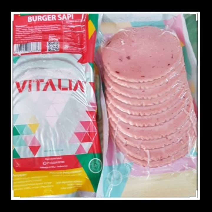 VITALIA beef burger isi 20 &amp; isi 10