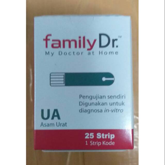 

Family dr/ streep test/asam urat 1box isi 25 streep