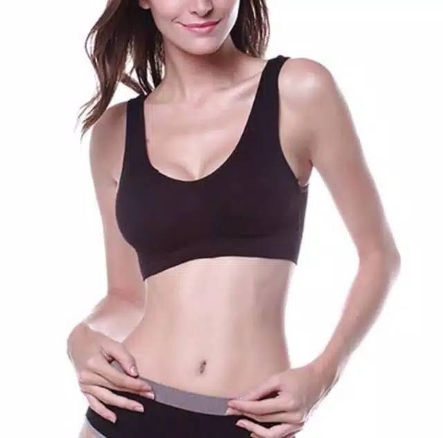 TALLY Bra SPORT W 050 BRA Kemben Busa Tipis Tanpa Kawat Original