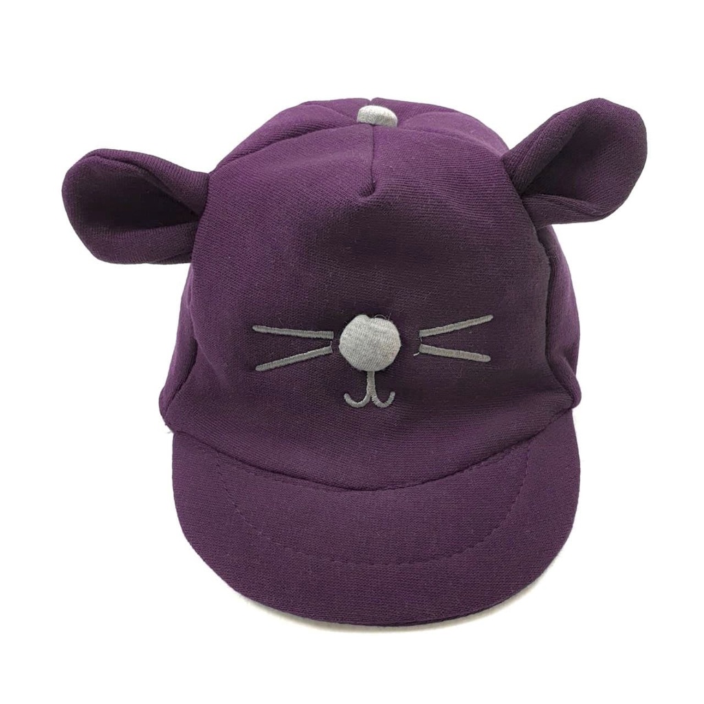 Topi Weasel 1 - 3 Tahun MAXKENZO Zilvia Store Topi Anak BerKualitas-Purple