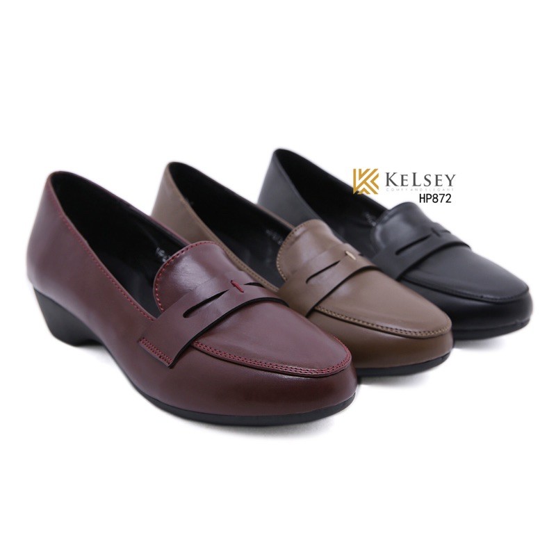 (GRATIS ALAS KAKI) RESTOCK!!  NICOLE SEPATU KULIT KERJA WANITA KELSEY HP872 SEPATU HEELS WANITA