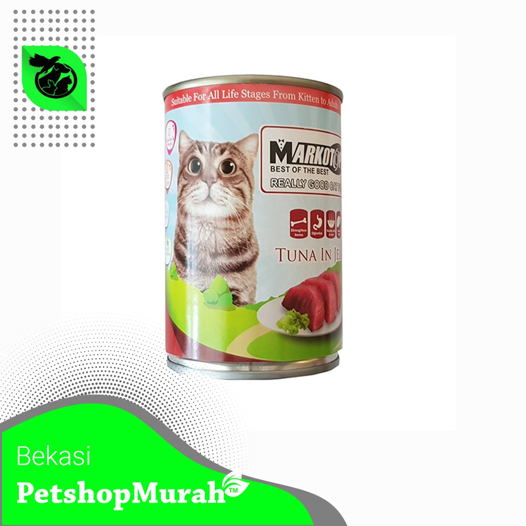 Makanan Kucing Markotop Kaleng 400gr Wet Can Adult Cat Food 400 Gram