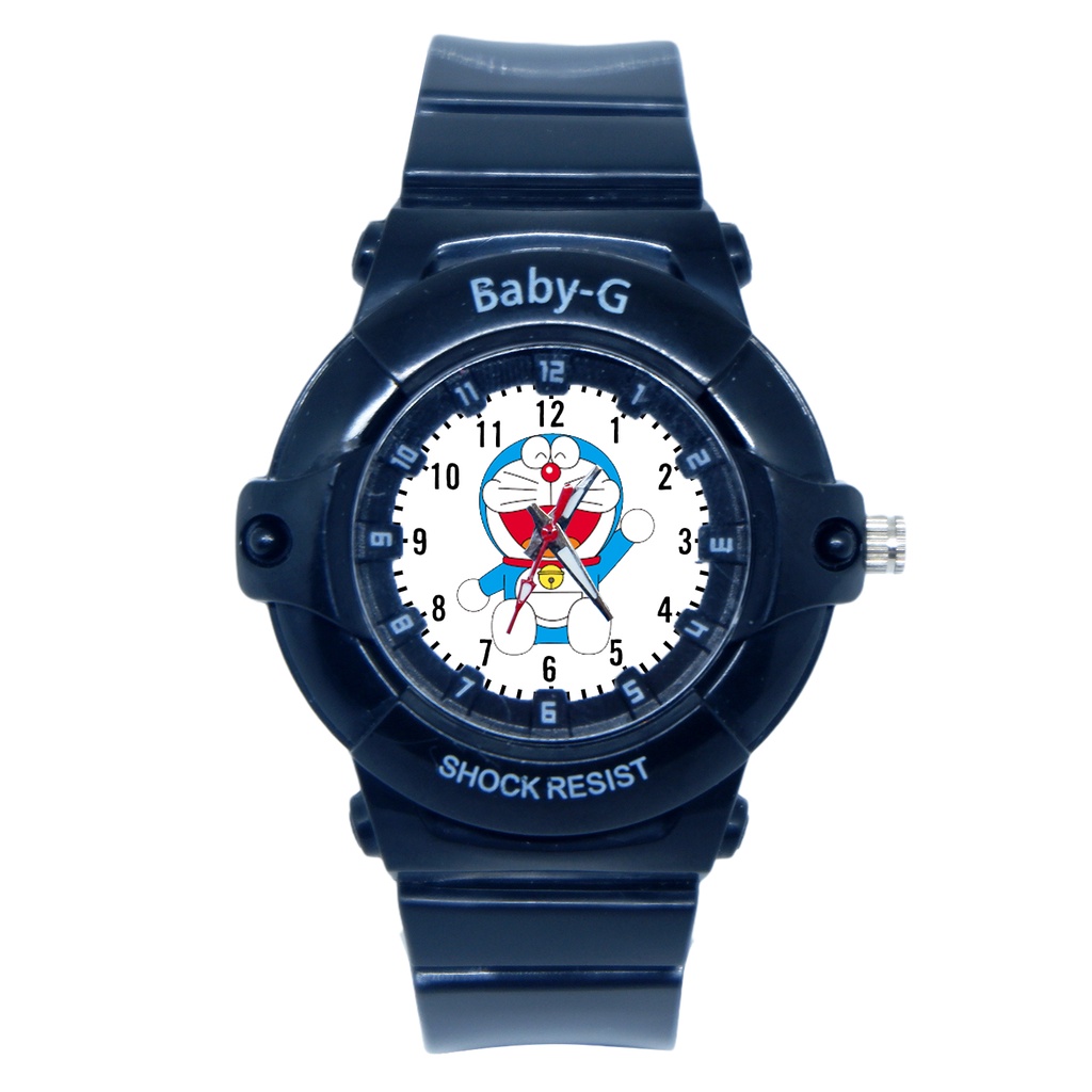 Jam Tangan Sport Anak Karakter Doraemon Anti Air