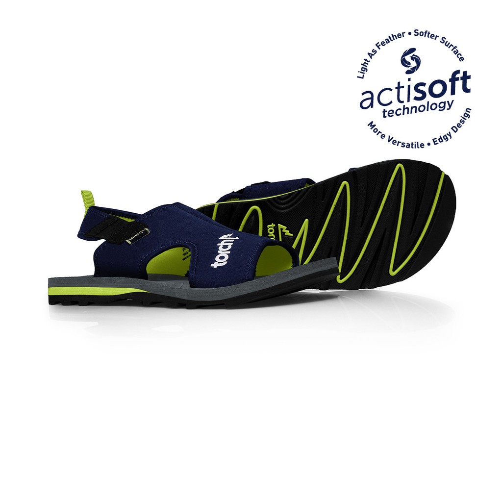 Sandal Gunung Torch Arrafa Navy Lime