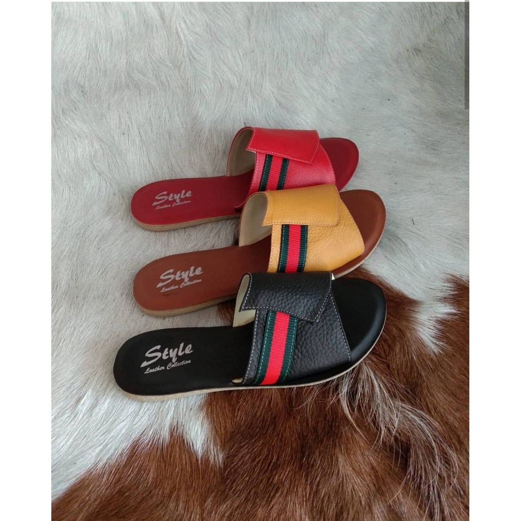 TERMURAH SANDAL KULIT WANITA ASLI GARUT...brand ori garut