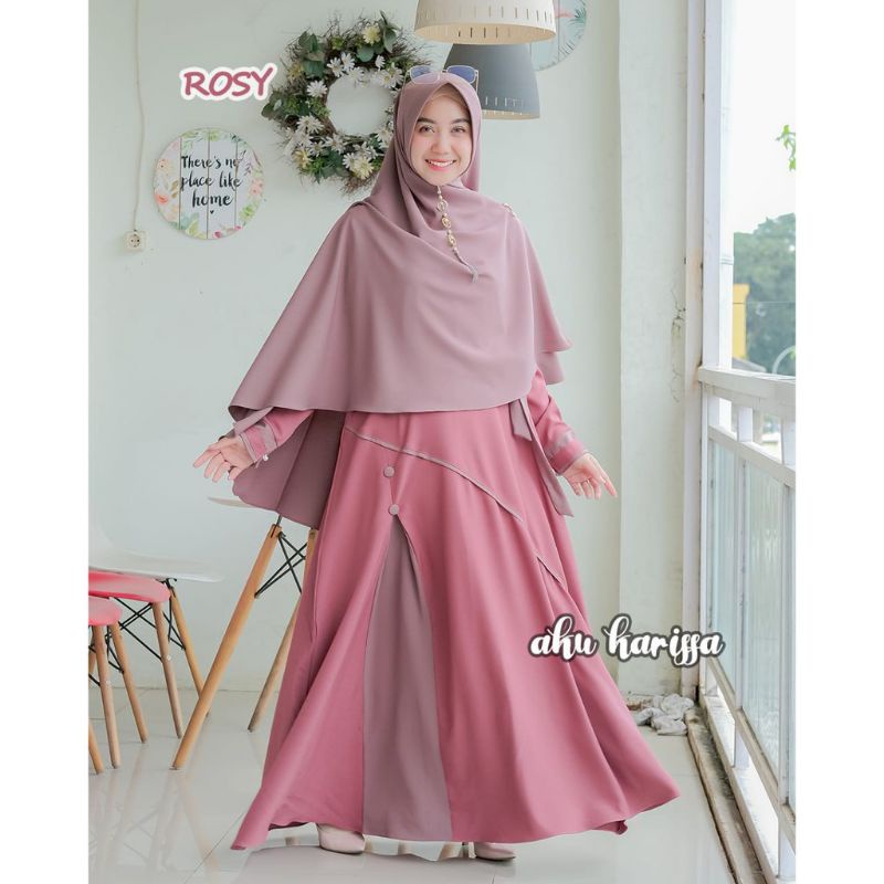 Rinafia set ori aku karissa, gamis syari, gamis ori