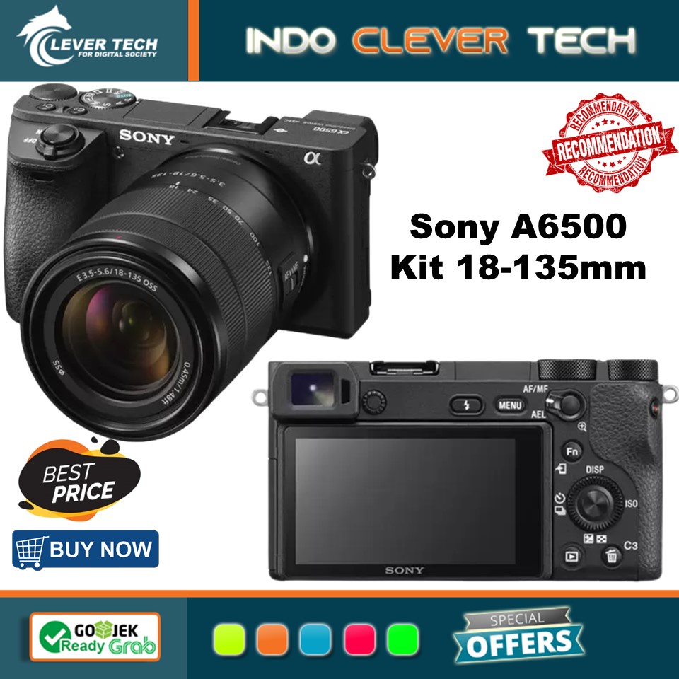 Sony A6500 Kit 18-135mm Mirrorless Camera