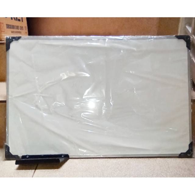 

Papan tulis whiteboard 80x120 belakang Hitam