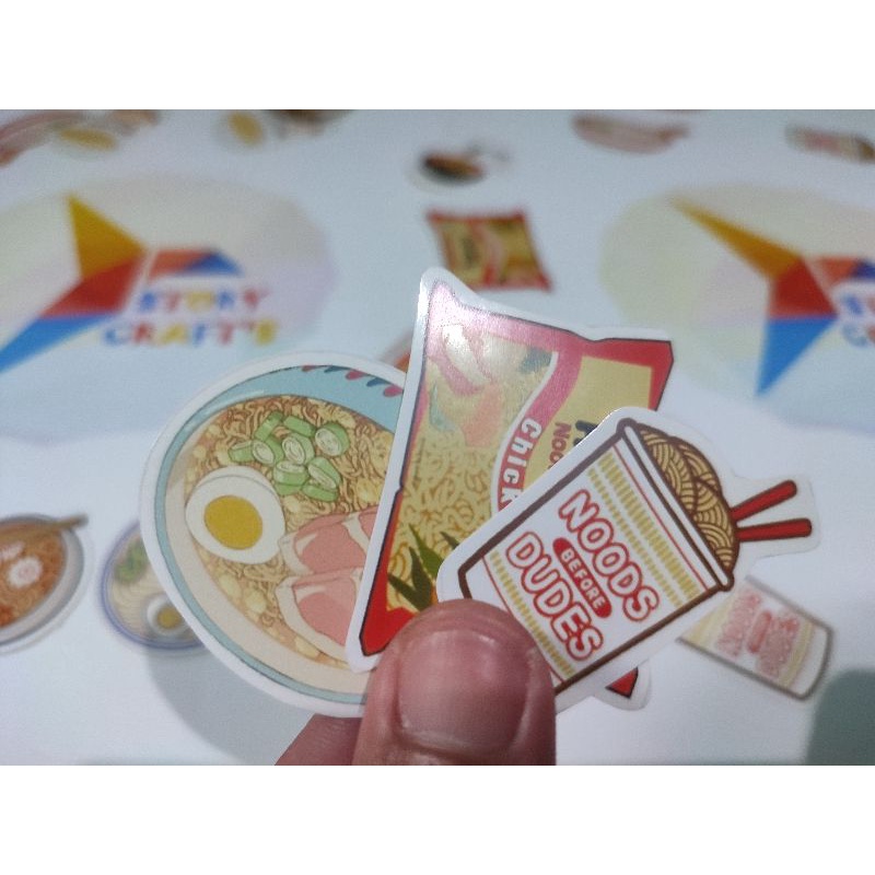 

Sticker Mie Ramen Jepang Mini Lucu Imut