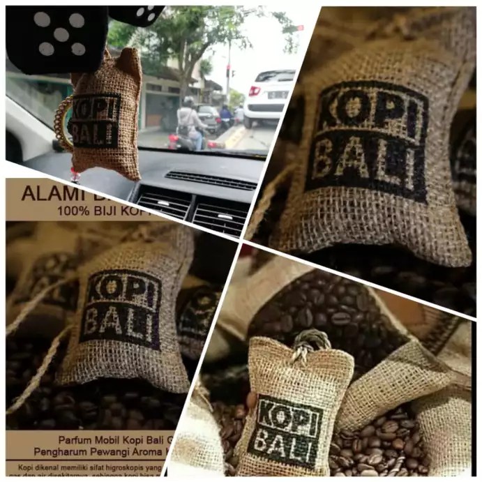 PARFUM KOPI BALI Biji Black Coffee Karung Pewangi Mobil Ruangan Serbaguna Aroma Asli Biji Kopi Bali