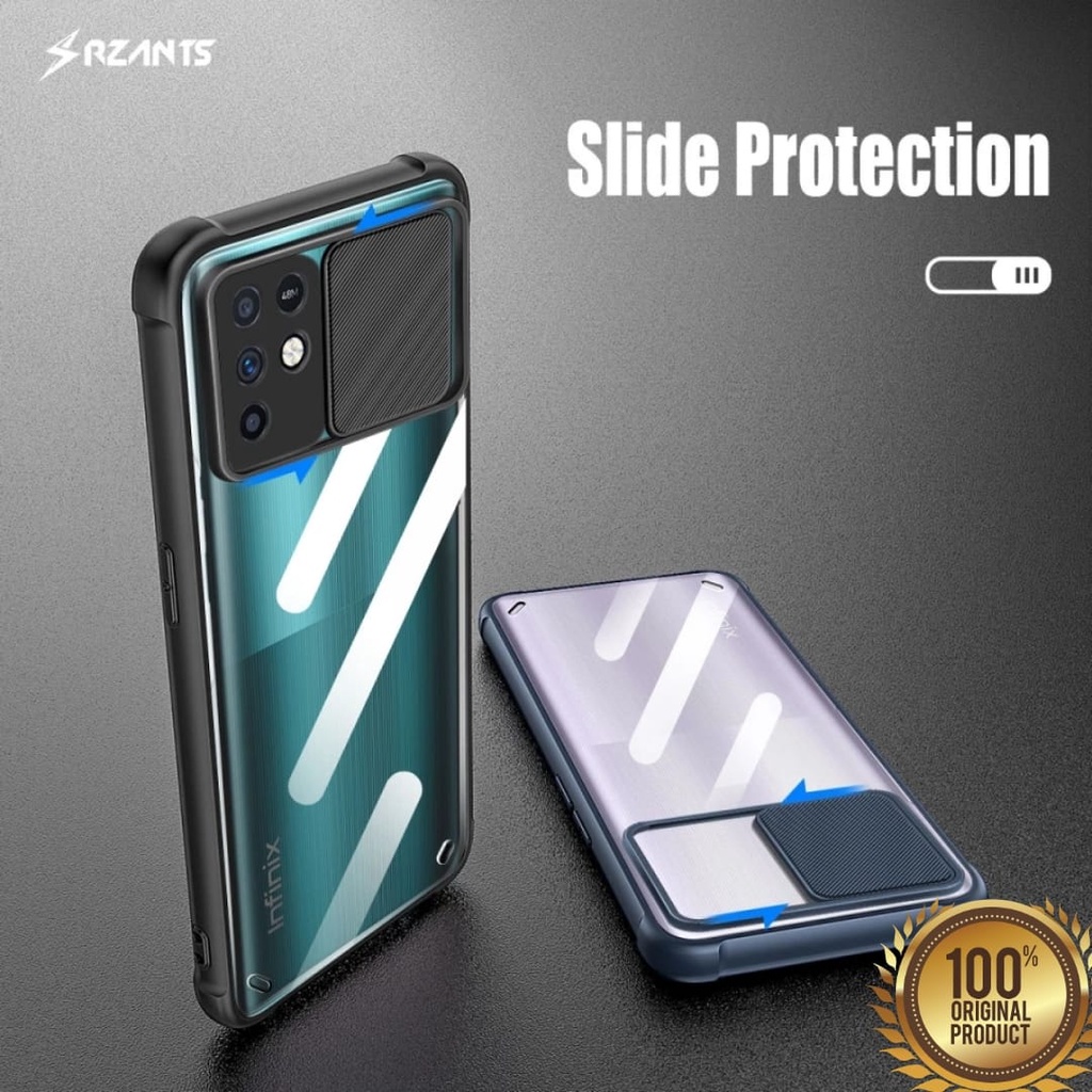 Case INFINIX NOTE 10 / INFINIX NOTE 10 PRO Hardcase Fusion Sliding Premium Armor Cassing Hanphone