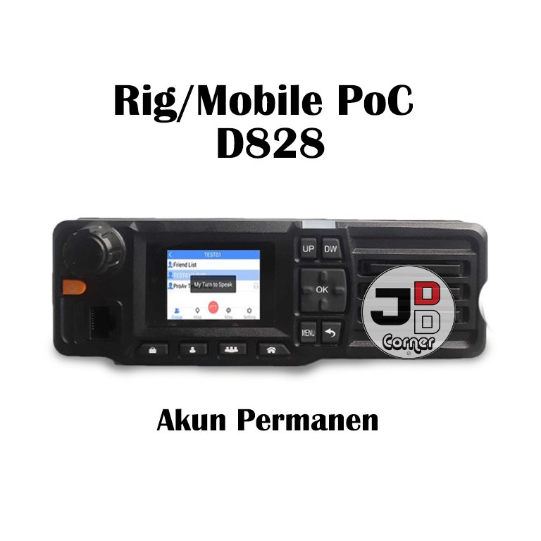 RIG POC 4G LT Wifi Internet GPS ORIGINAL Mobile Radio D828 Mobil Base