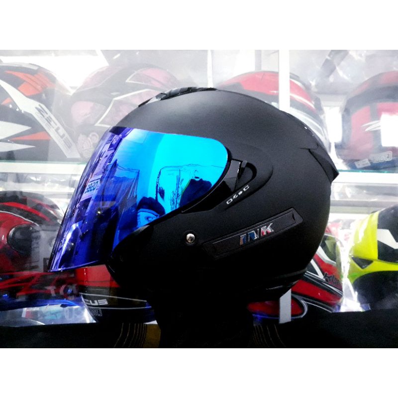INK METRO 2 SOLID | BLACK DOFT | + VISOR IRIDIUM BLUE INCLUDE VISOR ORI