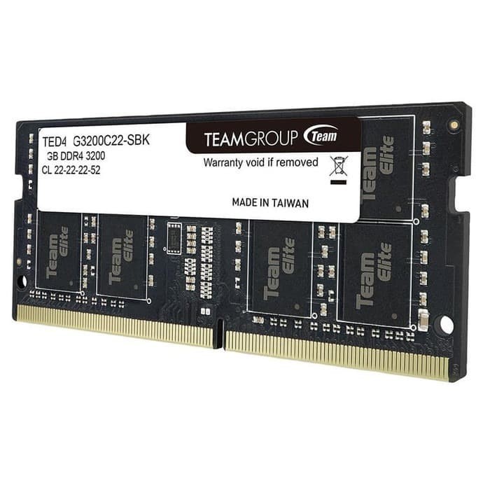 Team Elite SODIMM 8GB DDR4 PC 3200 Ram Laptop 8GB DDR4 3200MHz