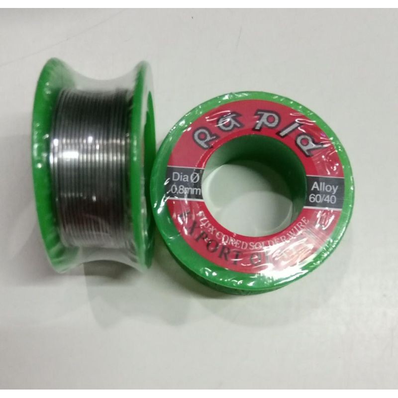 TENOL TIMAH solder diameter 0.8mm alloy 60/40 RAPID panjang 10 Meter OSMOND panjang 5 meter