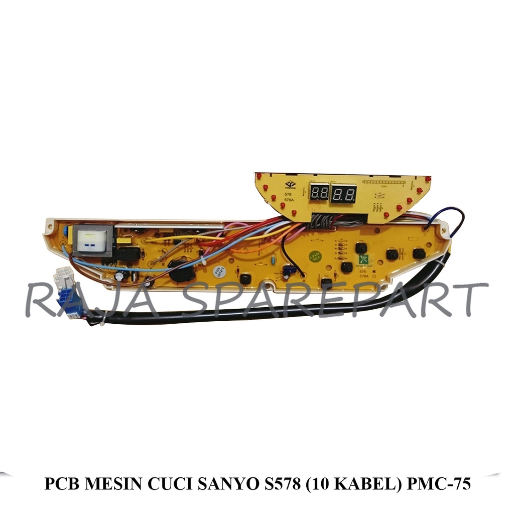 PCB MESIN CUCI SANYO S578 (10 KABEL) PMC-75