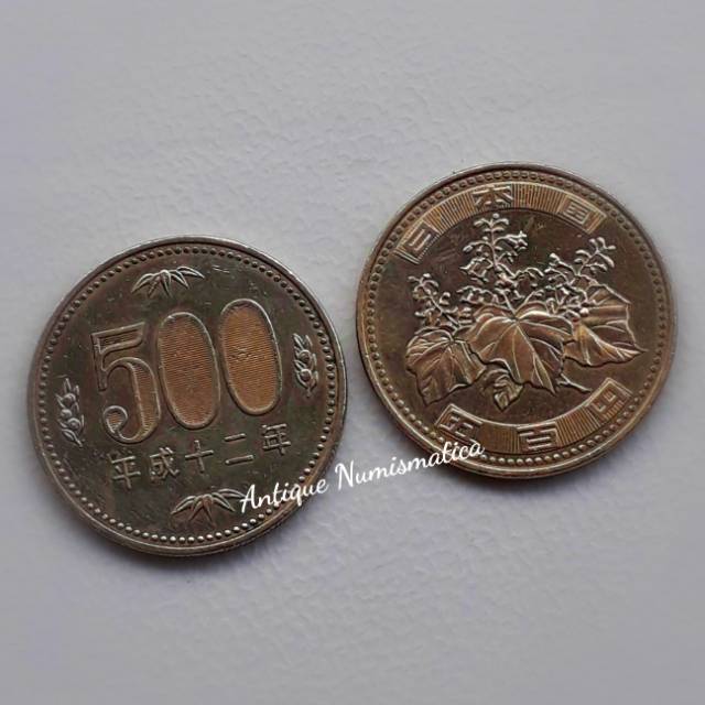 KOIN JEPANG 500 YEN VARIAN TAHUN ACAK 1 KEPING COIN JAPAN