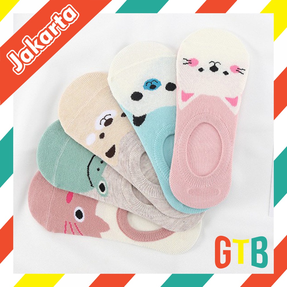 ❤GTB❤ Kaos Kaki Socks Wanita Karakter Motif Cute Lucu Unik Import KK020