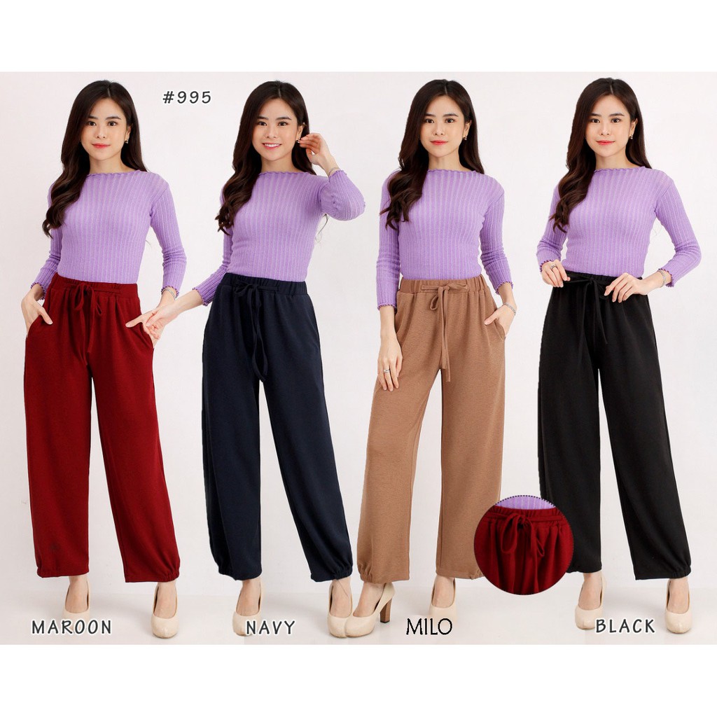 WOMAN PANTS / CELANA POLOS WANITA 985 -995