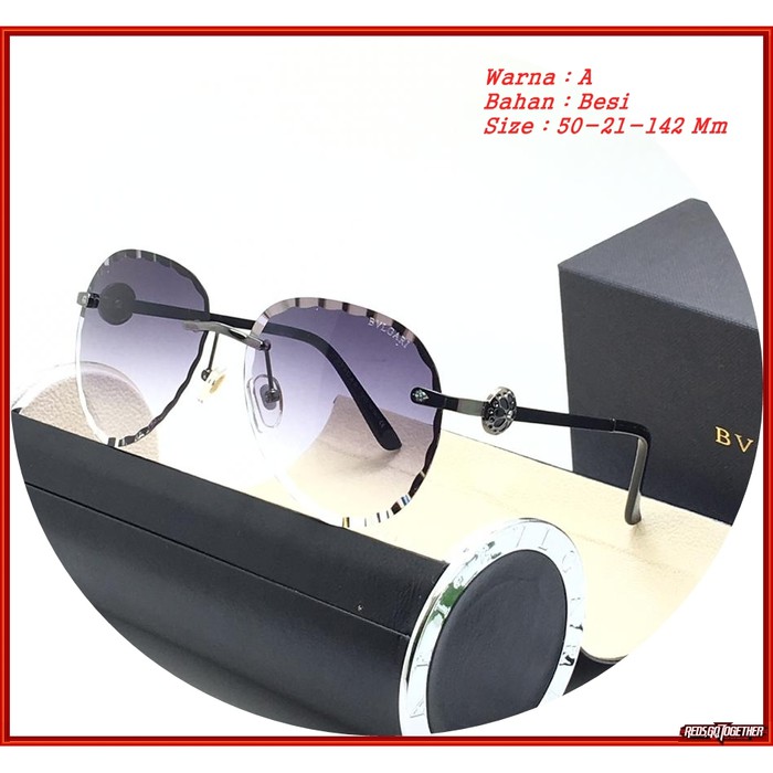 KACAMATA PRIA WANITA FASHION GAUL SUNGGLASES BVLGARI T-39 -
