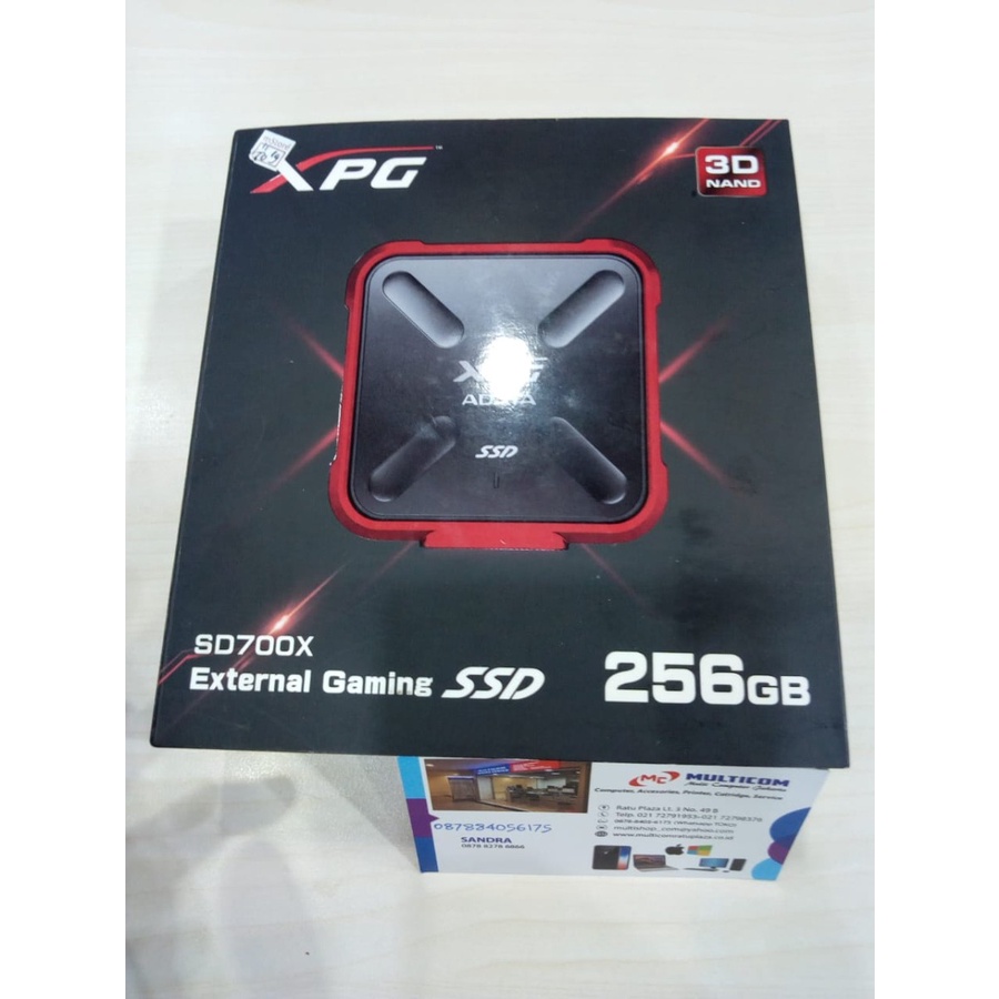 ADATA SSD EXTERNAL GAMING 256GB