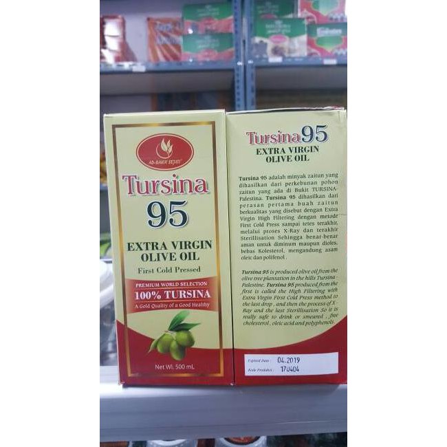 

Minyak Zaitun TURSINA 95 Extra Virgin Olive Oil 500 ml