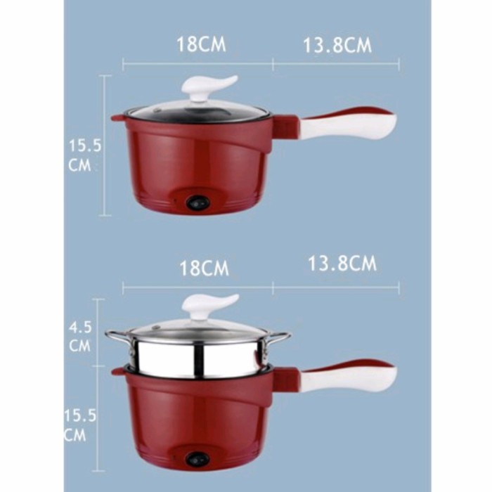 Panci Listrik Kukus Goreng Panci Elektrik Electric Frying Multifungsi