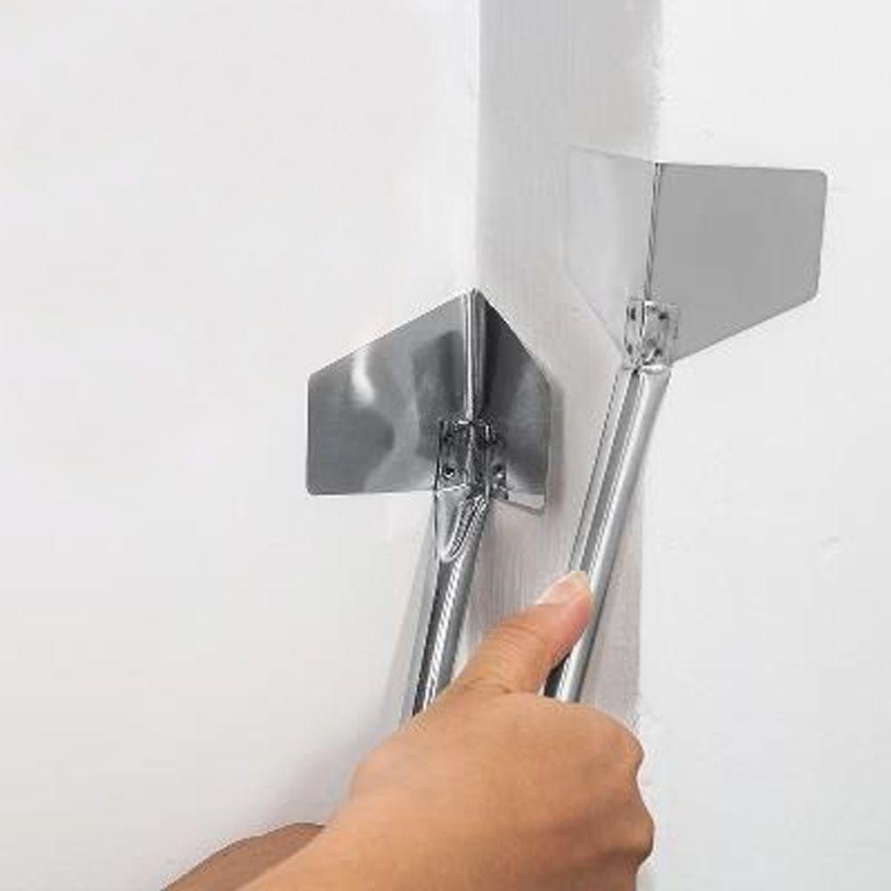 Nickolas1 Corner Trowel Portable Ringan Stainless Steel Perbaikan Rumah Merayap Alat Perbaikan Rumah Dekorasi Plesteran Penggunaan