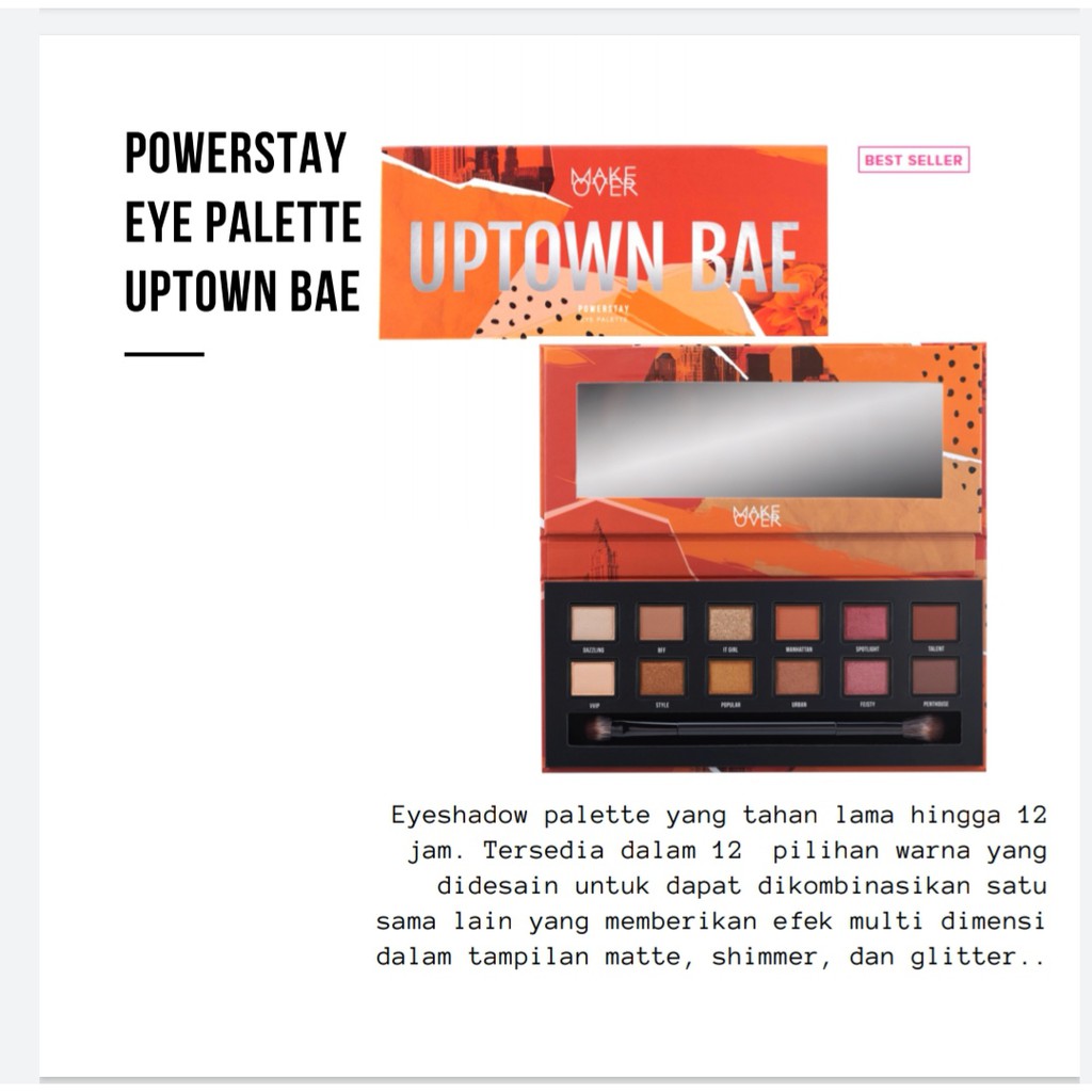 Make Over Power Stay Eye Palette