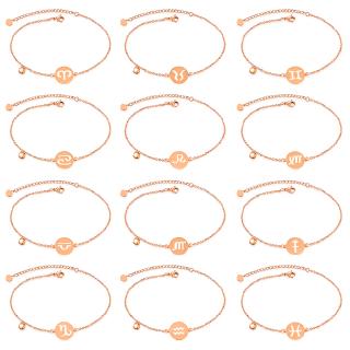 OLEVS Mode Kupu  kupu  Rose Gold Gelang  Kaki Wanita 