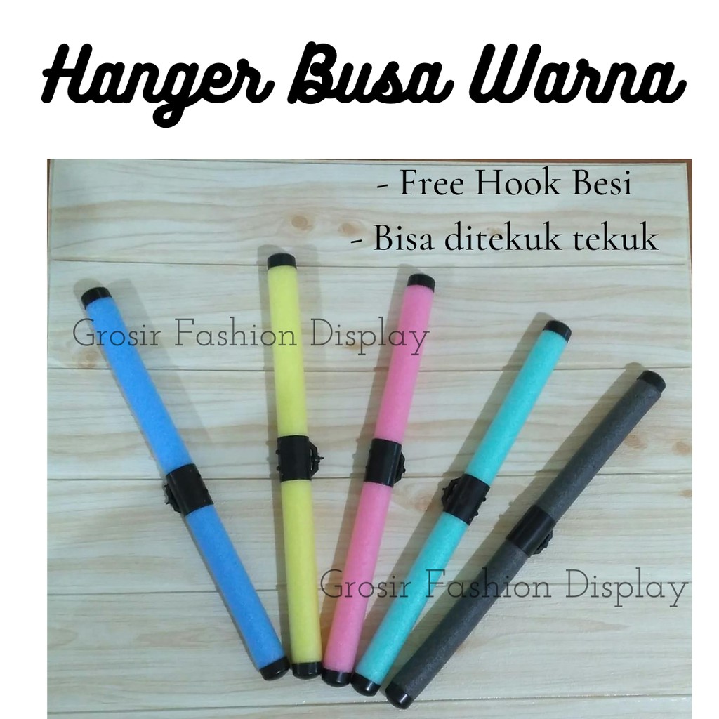 Hanger Busa Bisa Di Tekuk Gantungan Baju Shabby Chic Dewasa Anak Gantungan Baju Busa Korean Murah-BH