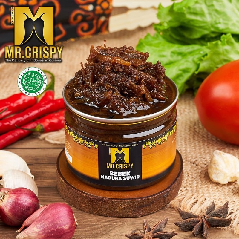 Bebek Madura Suwir/Sambel Bebek Madura/Bumbu Ireng Asli Madura Mr.Crispy