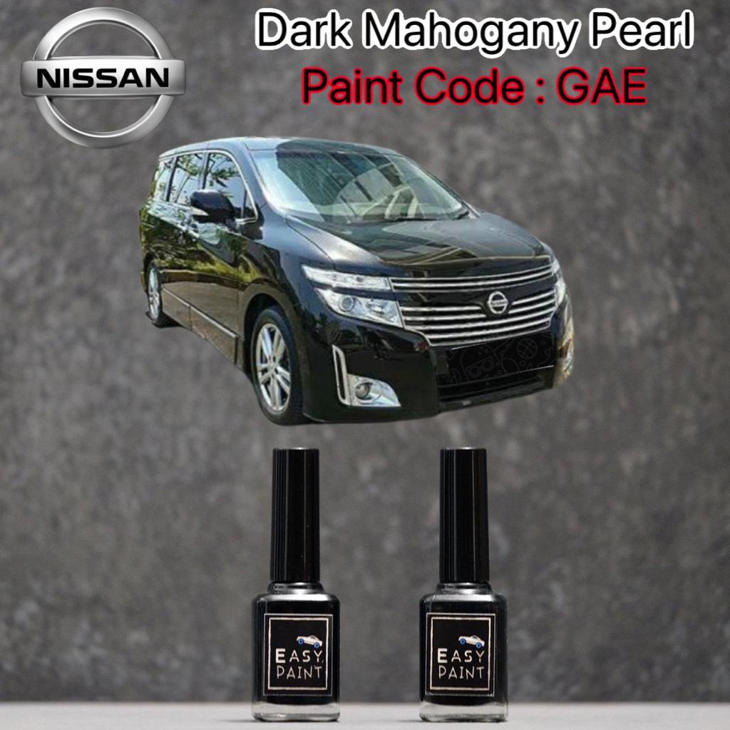 Cat Oles Dark Mahogany Pearl GAE Nissan Elgrand Hitam Coklat Metalik