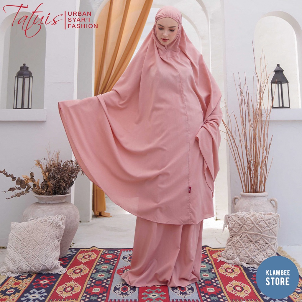 TATUIS Mukena Dewasa 377 Peach Maxi Jumbo