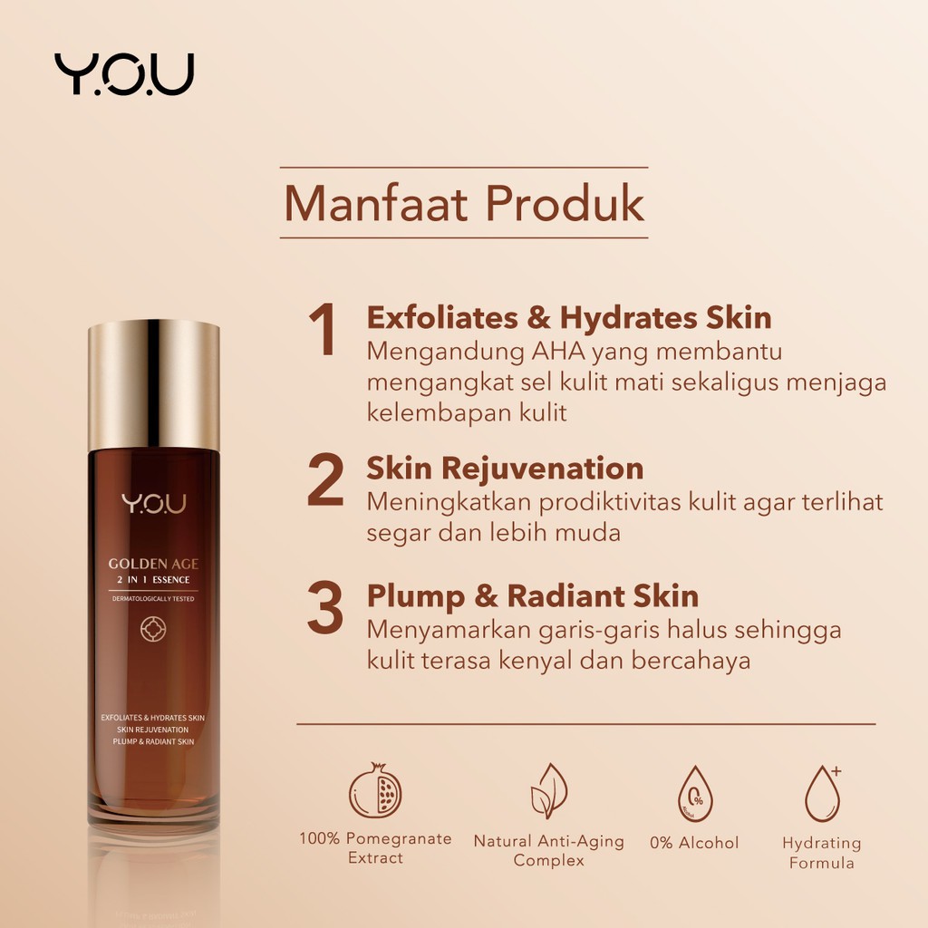 YOU Golden Age 2 in 1 Essence 100ml [1 Step for 8 skin Solutions] / Y.O.U / VH