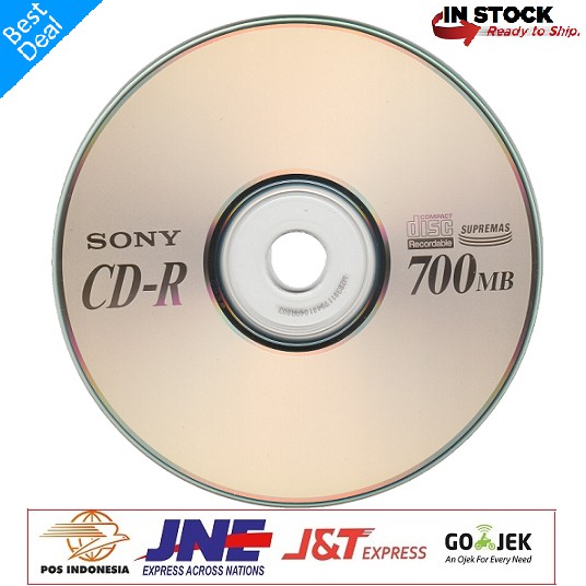 CD-R Blank Sony 52X 700MB Satuan Eceran